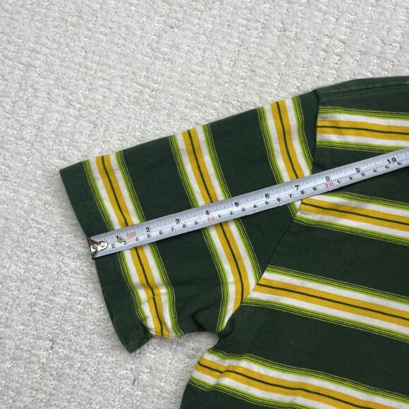 VANS Mesa Verde T-Shirt Boys XL Striped Yellow / Green Skater Surf Mountain - Picture 10 of 15